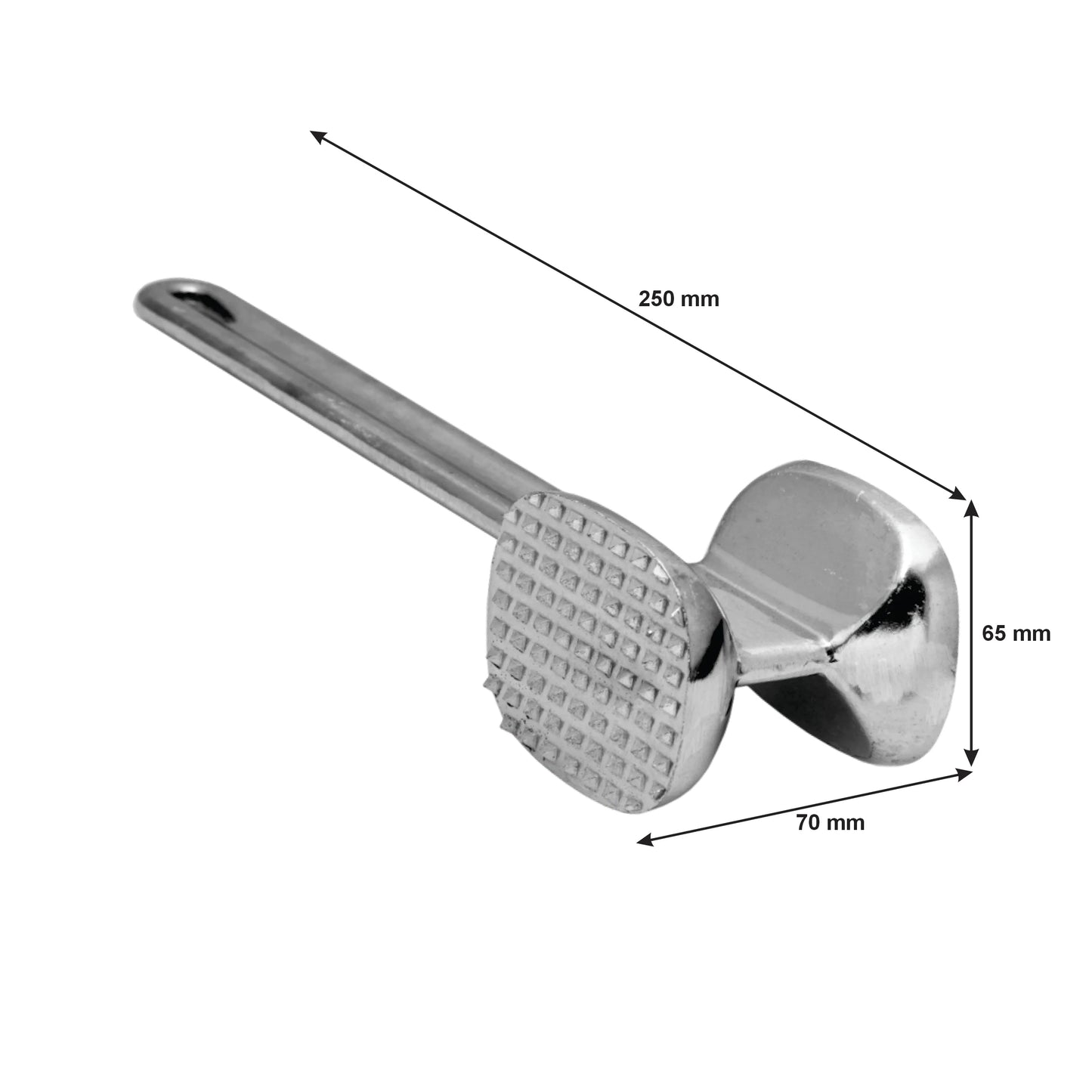 Meat Mallet Aluminium Square