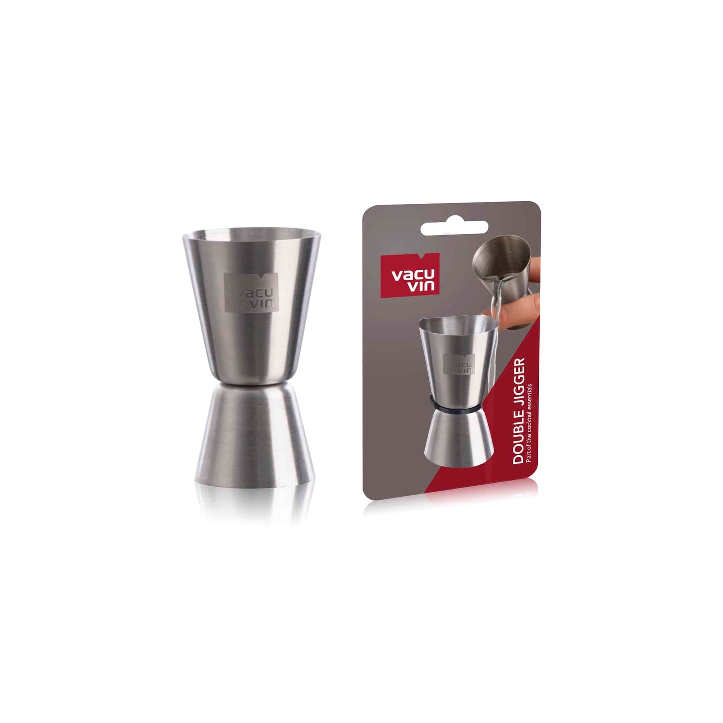 Vacu Vin Double Jigger Stainless Steel