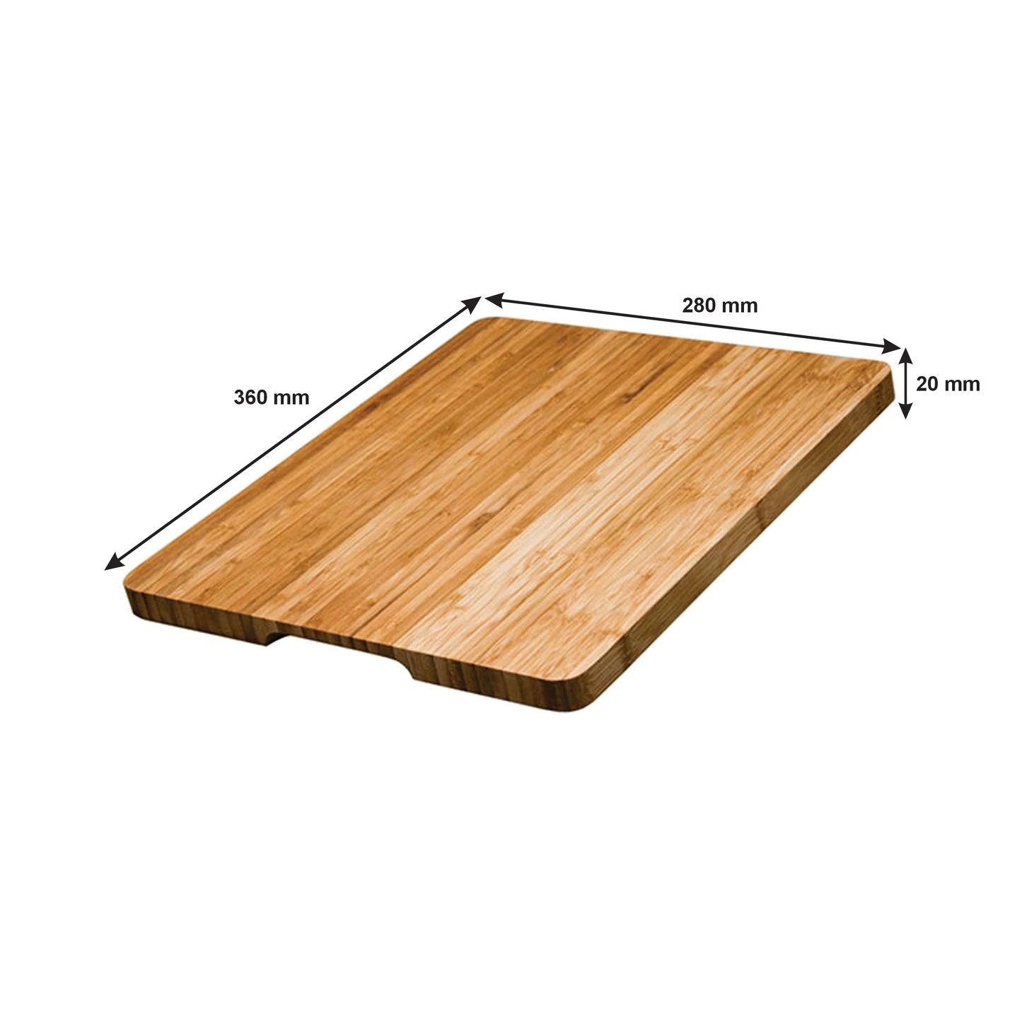 Bamboo Cutting Board 38x20x17