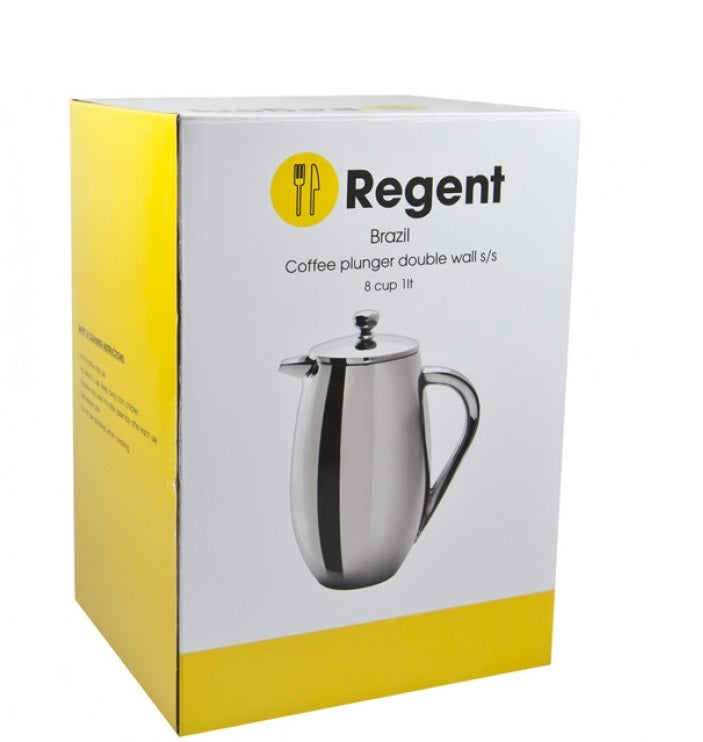 Coffee Plunger Double Wall Stainless Steel