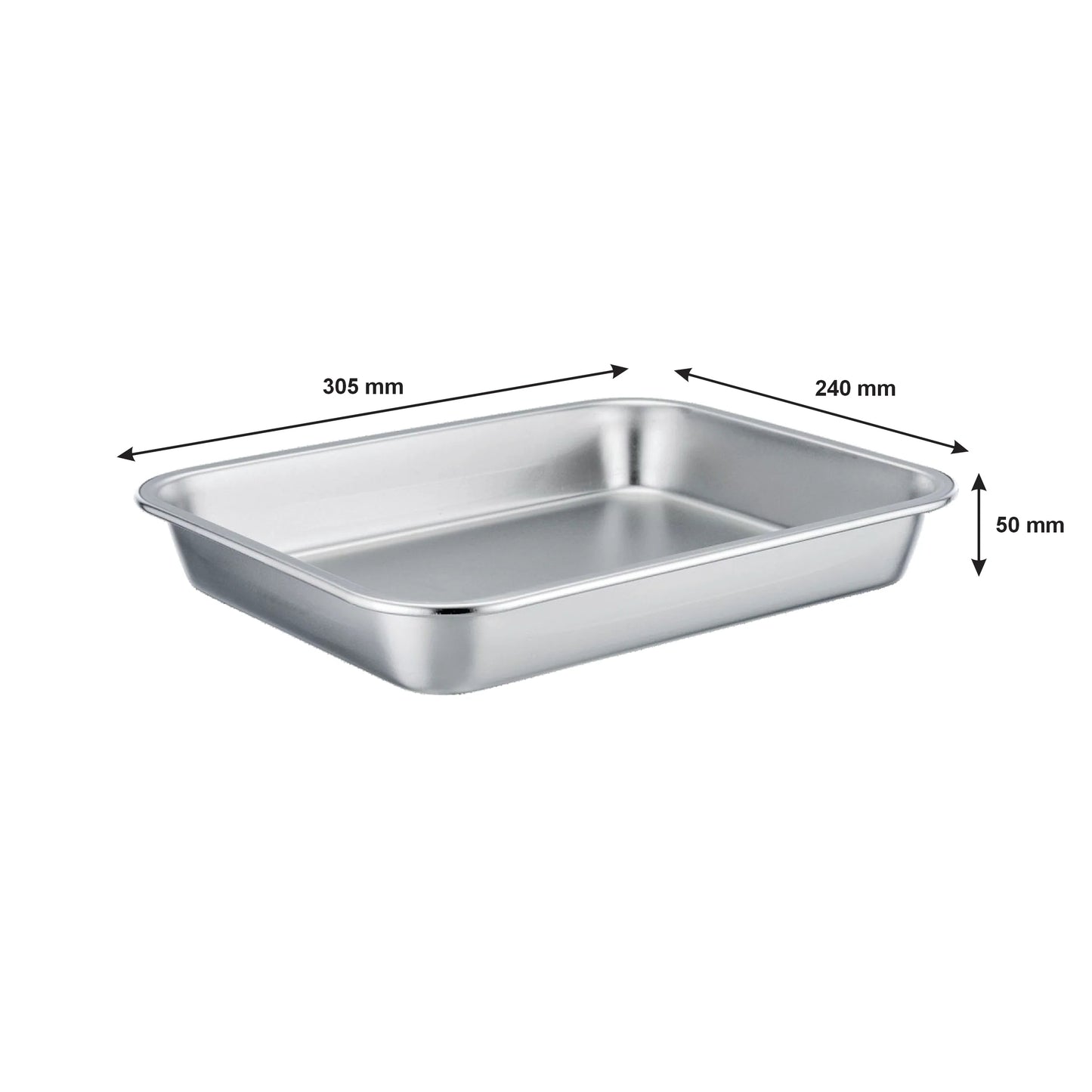 Roasting Baking Dish Rectangular Stainless Steel