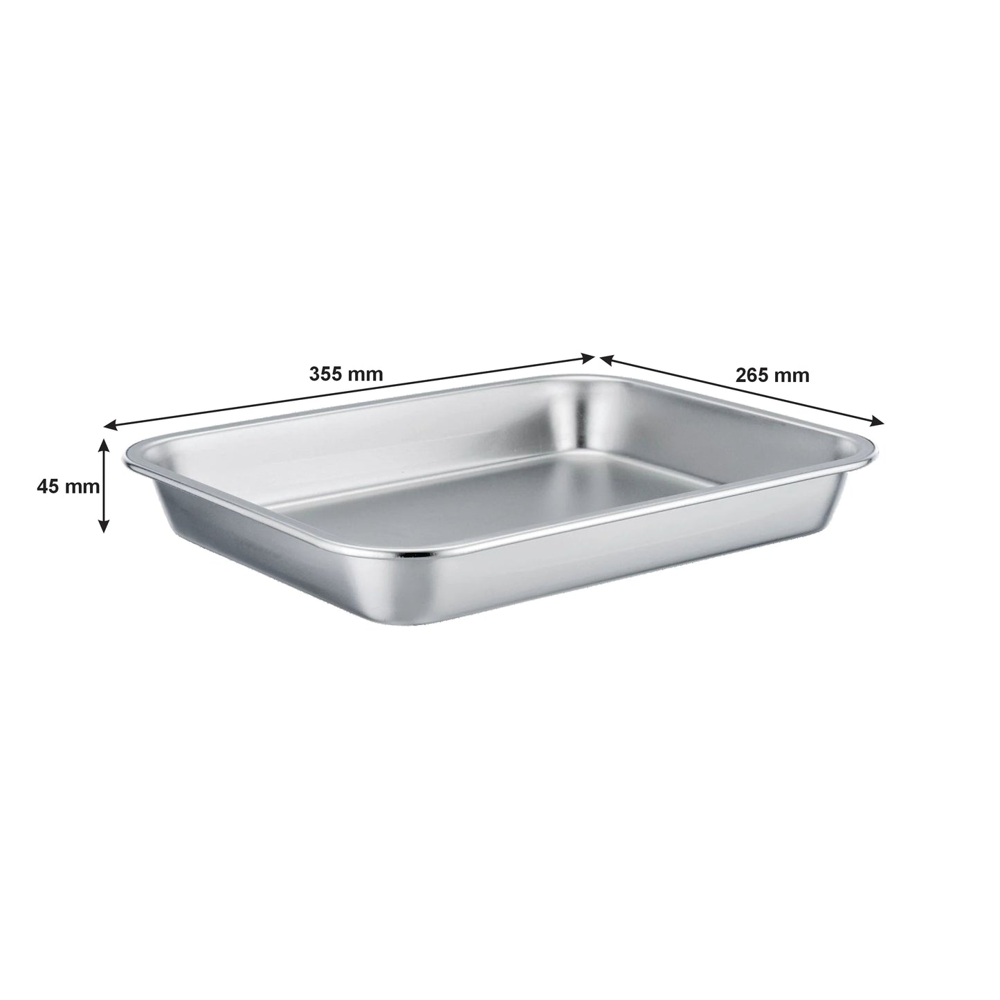 Roasting Baking Dish Rectangular Stainless Steel
