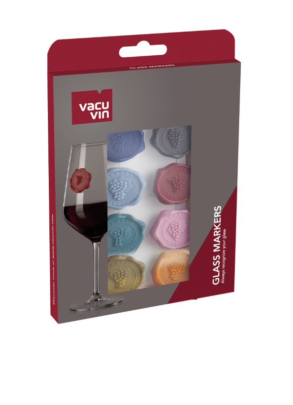 Vacu Vin Classic Glass Markers 8 Piece