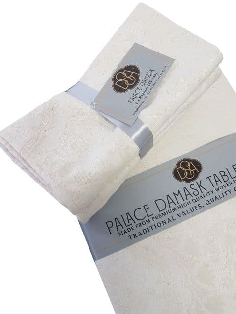 Tablecloth Palace Damask Cream 180x320cm