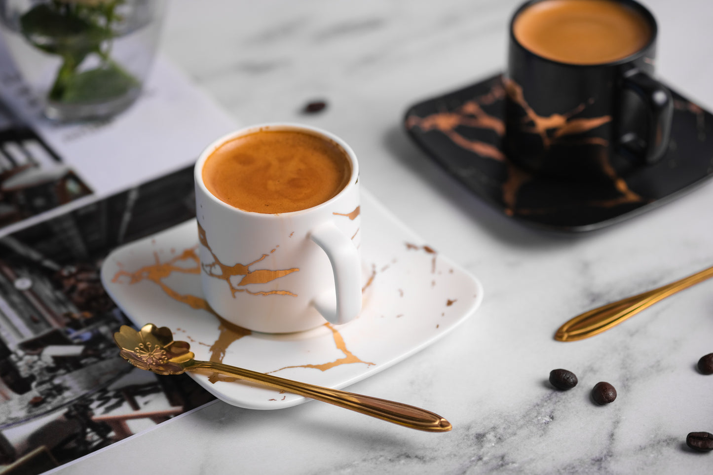 Kintsukuroi Espresso Cup Black