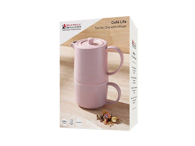 Maxwell Williams CafeLife Tea4One &Inf 450ml Rose