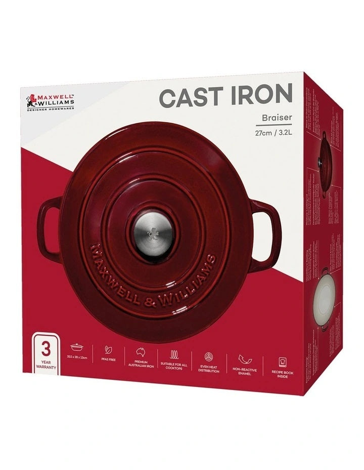 Maxwell Williams Braiser Merlot 27cm