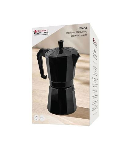 Maxwell Williams Blend Espresso Maker 6Cup Black
