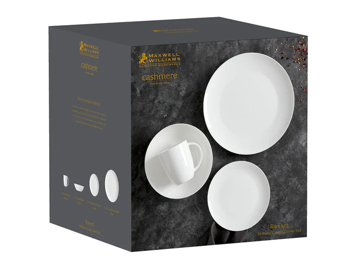 Maxwell Williams Cashmere Resort Dinner Set 16 Pc