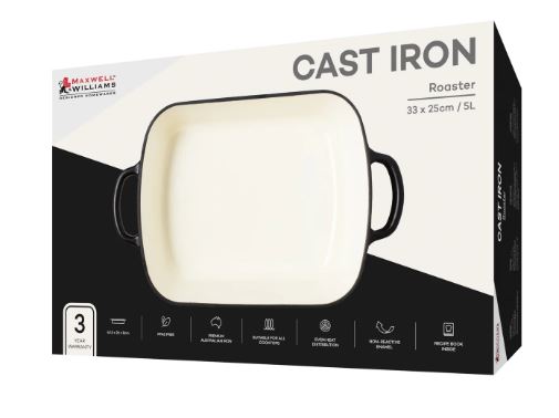 Maxwell Williams Roaster Black 5L