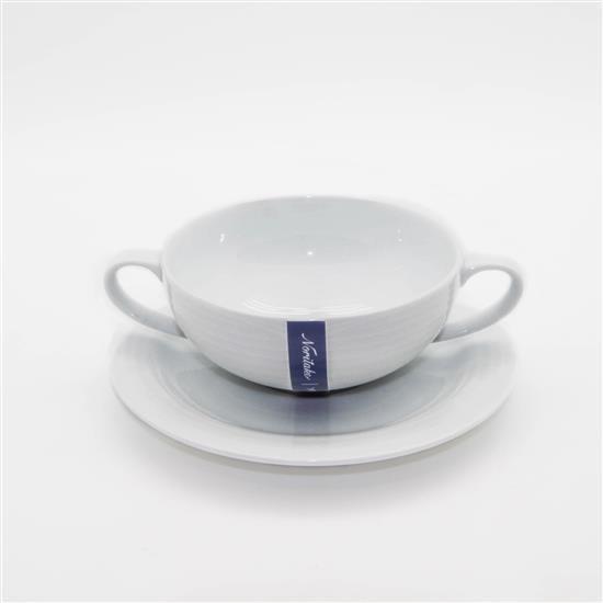 Noritake Arctic White Soup Cup&Saucer 240ml