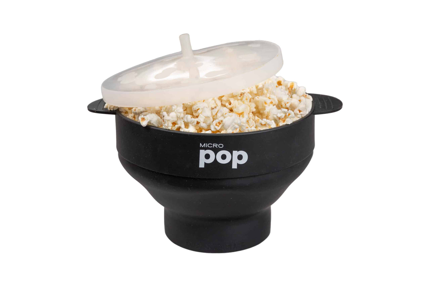 Micro Pop Silicone Microwave Popcorn Popper Black