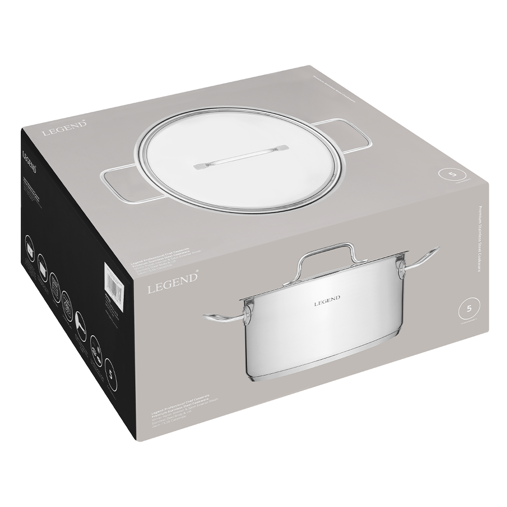 Legend Professional Chef 24cm Casserole 5.5L
