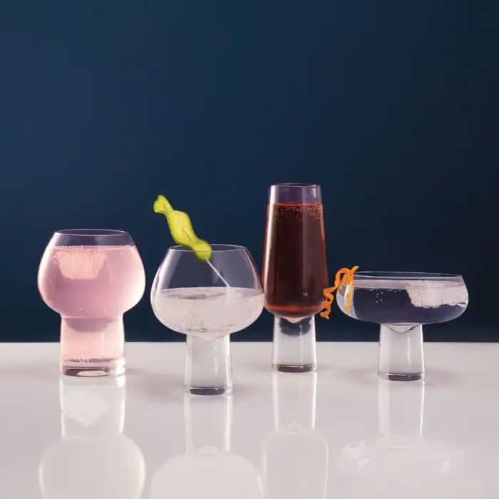 Carrol Boyes Champagne Coupe Set of 4 Aura