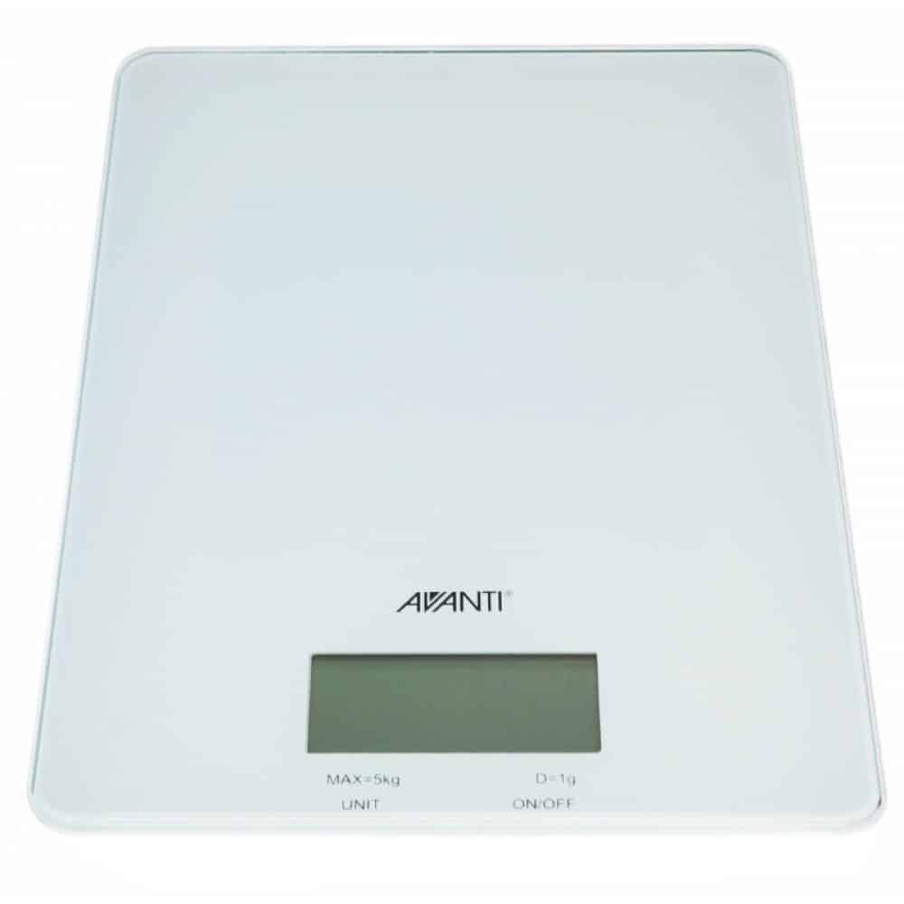 Avanti Digital Kitchen Scale 5kg White