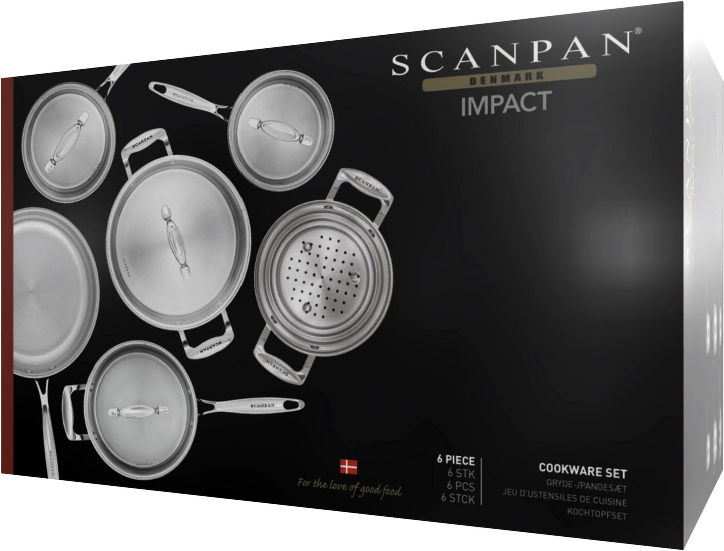 Scanpan Impact Cookware Set 6 Piece