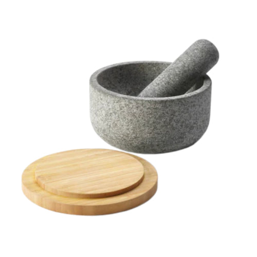 Joseph Joseph Pestle & Mortar with Bamboo Lid