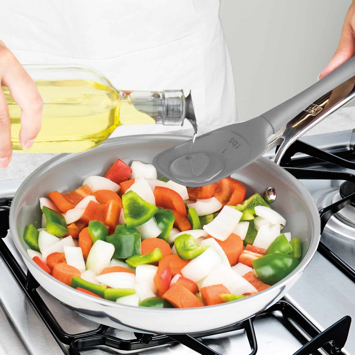 Tovolo Flex Core All Silicone Deep Spoon Charcoal