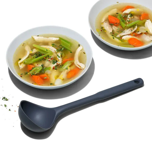 Oxo Silicone Everyday Flexible Ladle Peppercorn