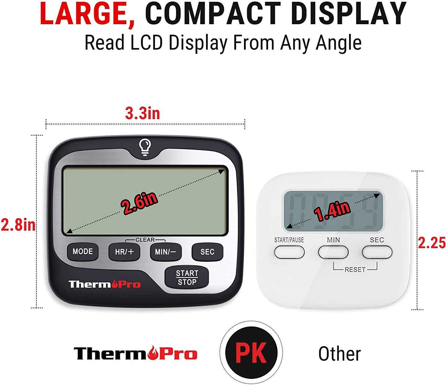 ThermoPro Digital Kitchen Timer Count up & Down