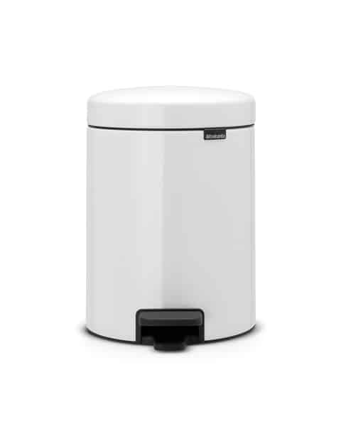Brabantia Pedal Bin NewIcon 5 Litre White