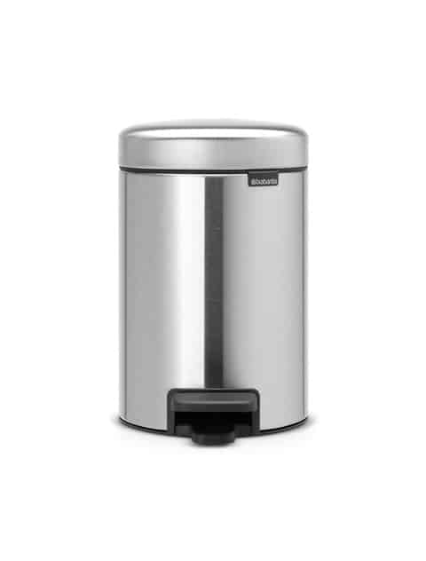 Brabantia Pedal Bin NewIcon 3 Litre Matt Steel