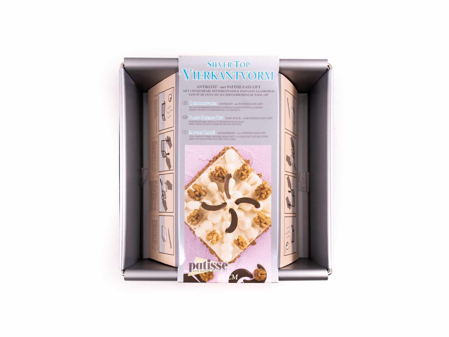 Patisse Square Glass Pan 23cm