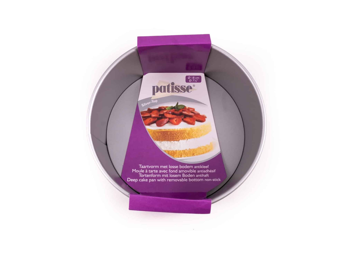 Patisse Deep Cake Tin Loose Bottom 18x9cm