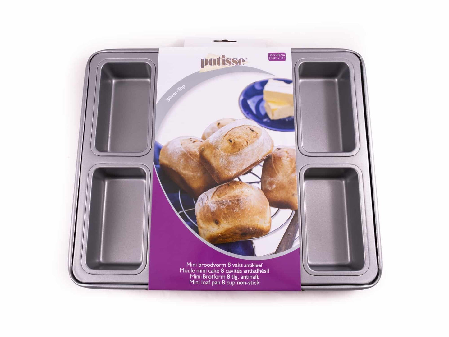 Patisse Mini Loaf 8 Bread Pan 34x28cm