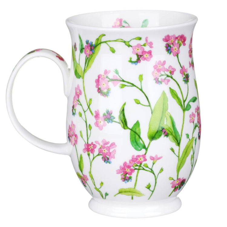 Dunoon Mug Forget Me Nots Pink Suffolk