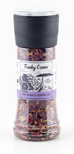 Funky Ouma Vino Braai & Cooking Salt 80g