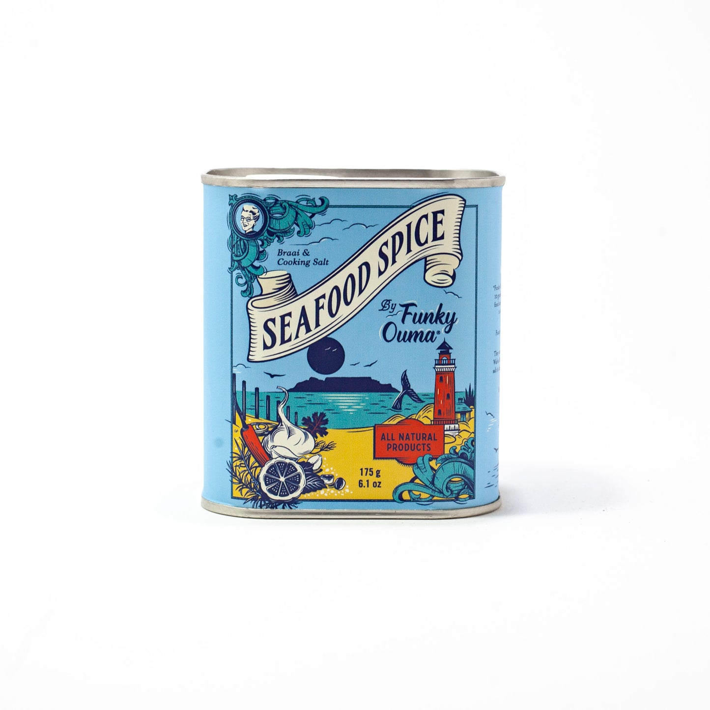 Funky Ouma Tin Seafood Spice 175g