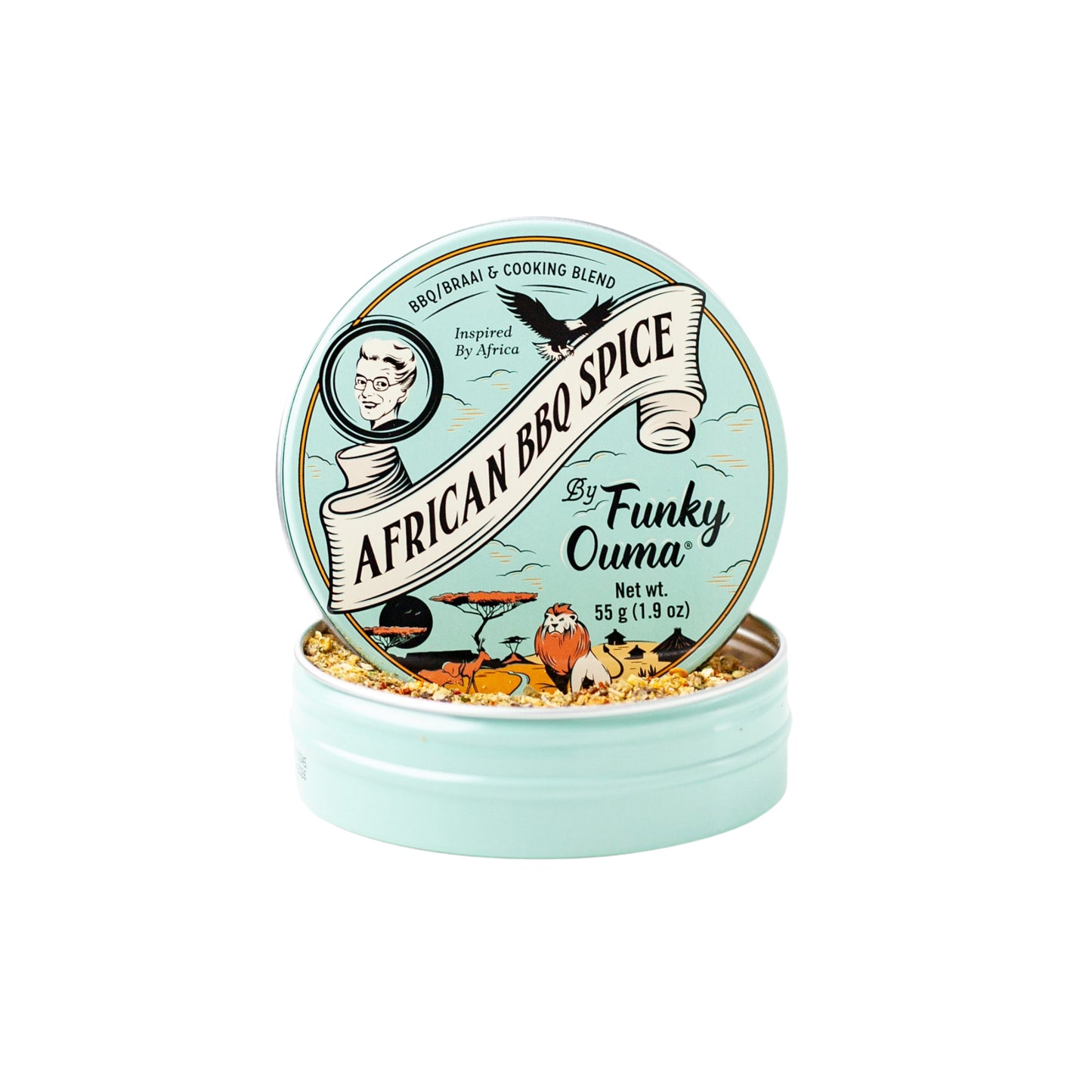 Funky Ouma African BBQ Spice Travel Tin 55g