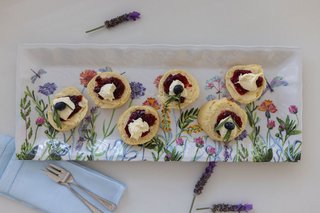 Home Classix Melamine Blooming Snack Tray