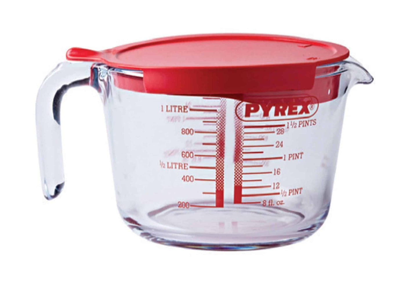 Pyrex Classic Measuring Jug with Lid 1L