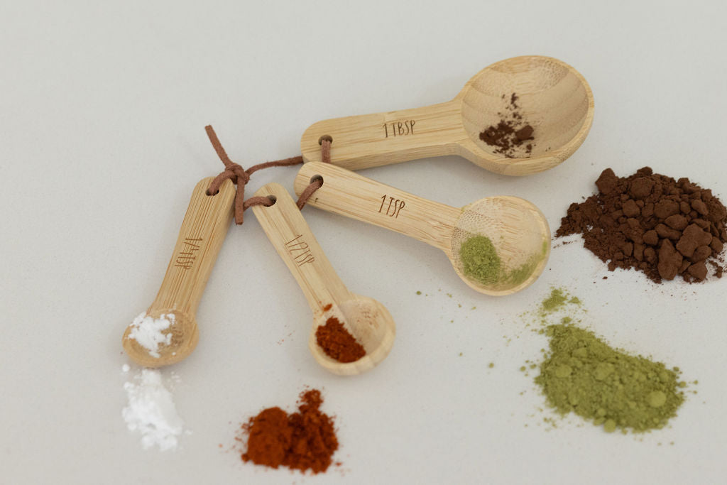 Bamboo Measuring Spoons Set of 4