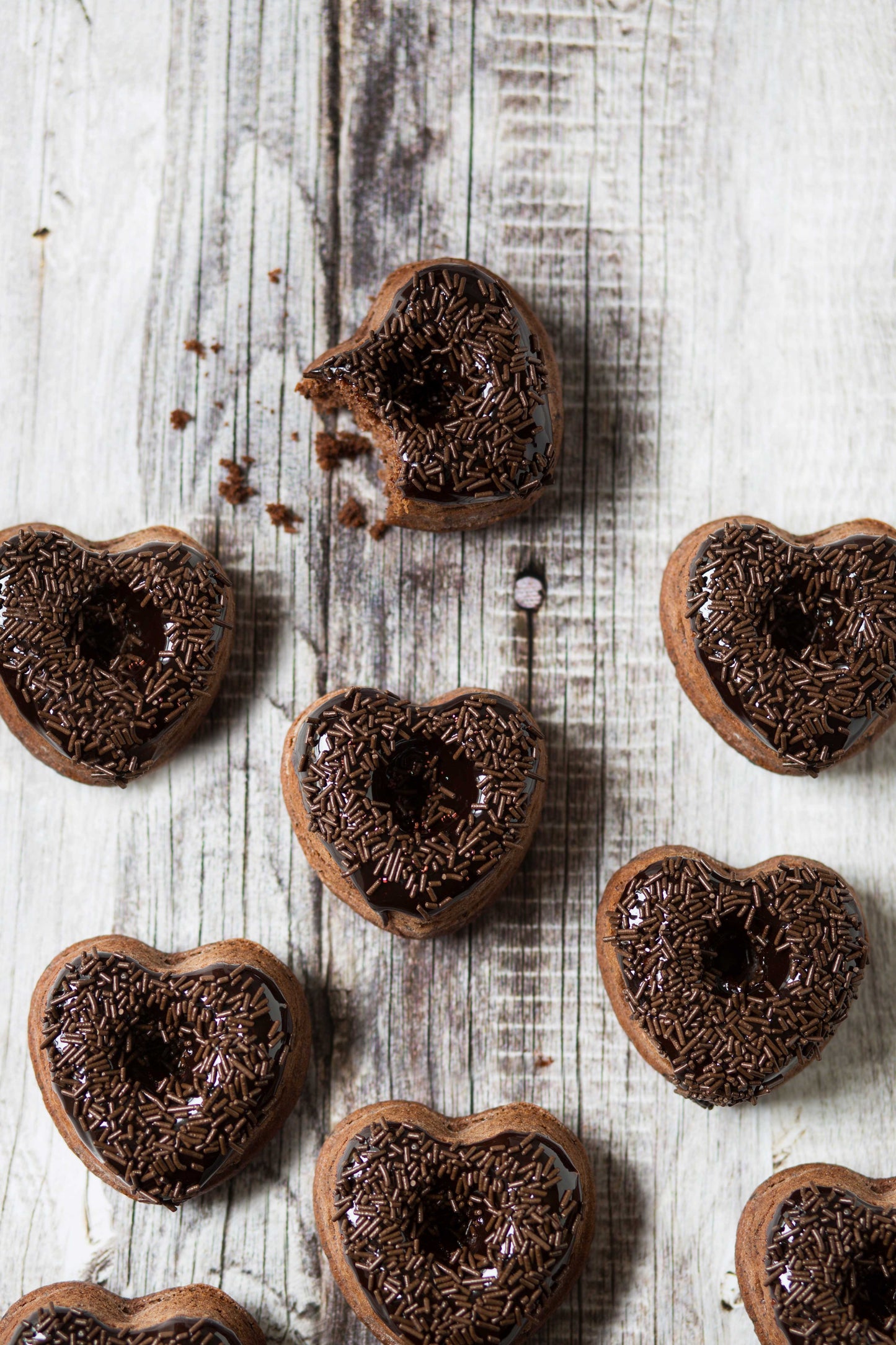 Decora Heart Donut Pan 6 Cavity