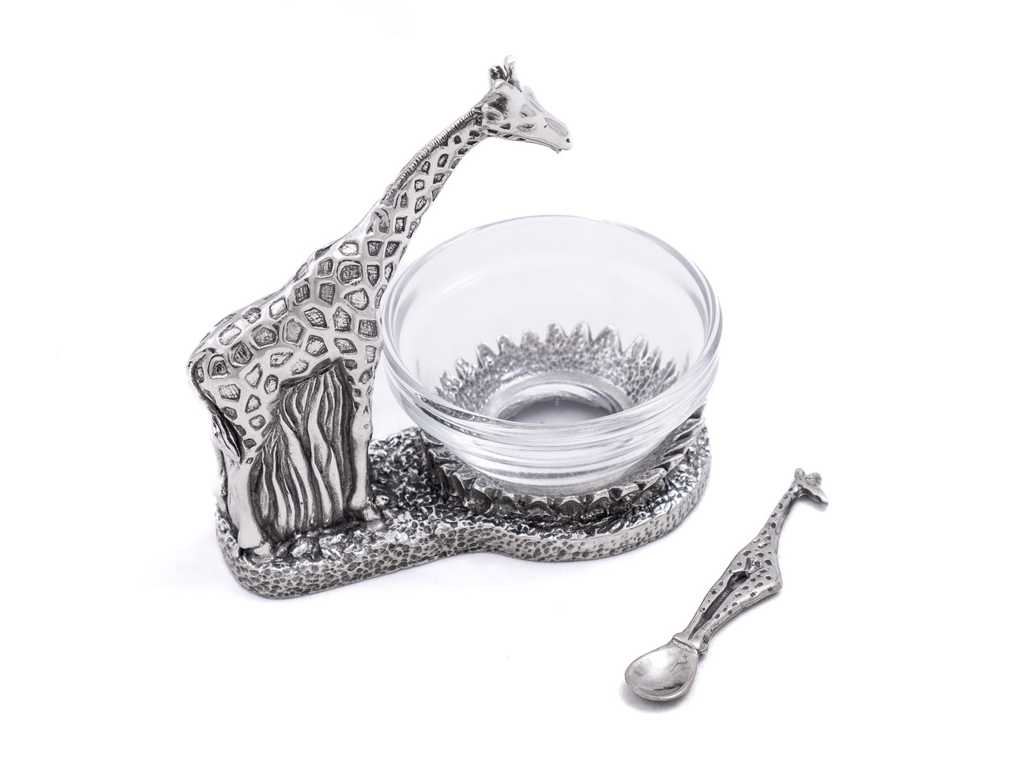 Earthangel Giraffe Condiment Bowl & Spoon