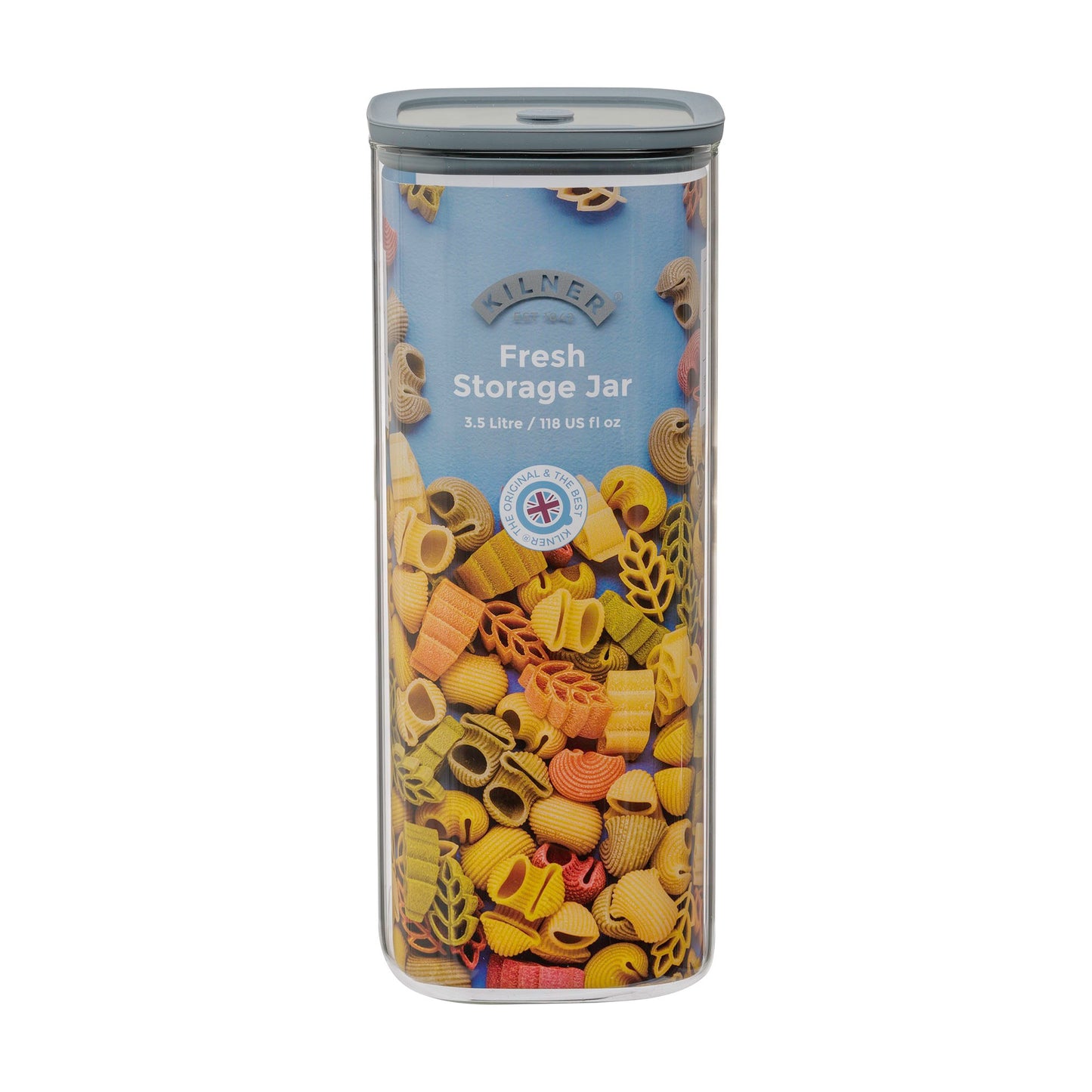 Kilner Fresh Storage Square Jar 3.5L