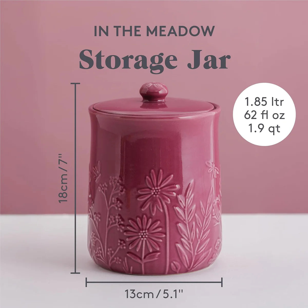 Mason Cash In The Meadow Storage Jar Medium