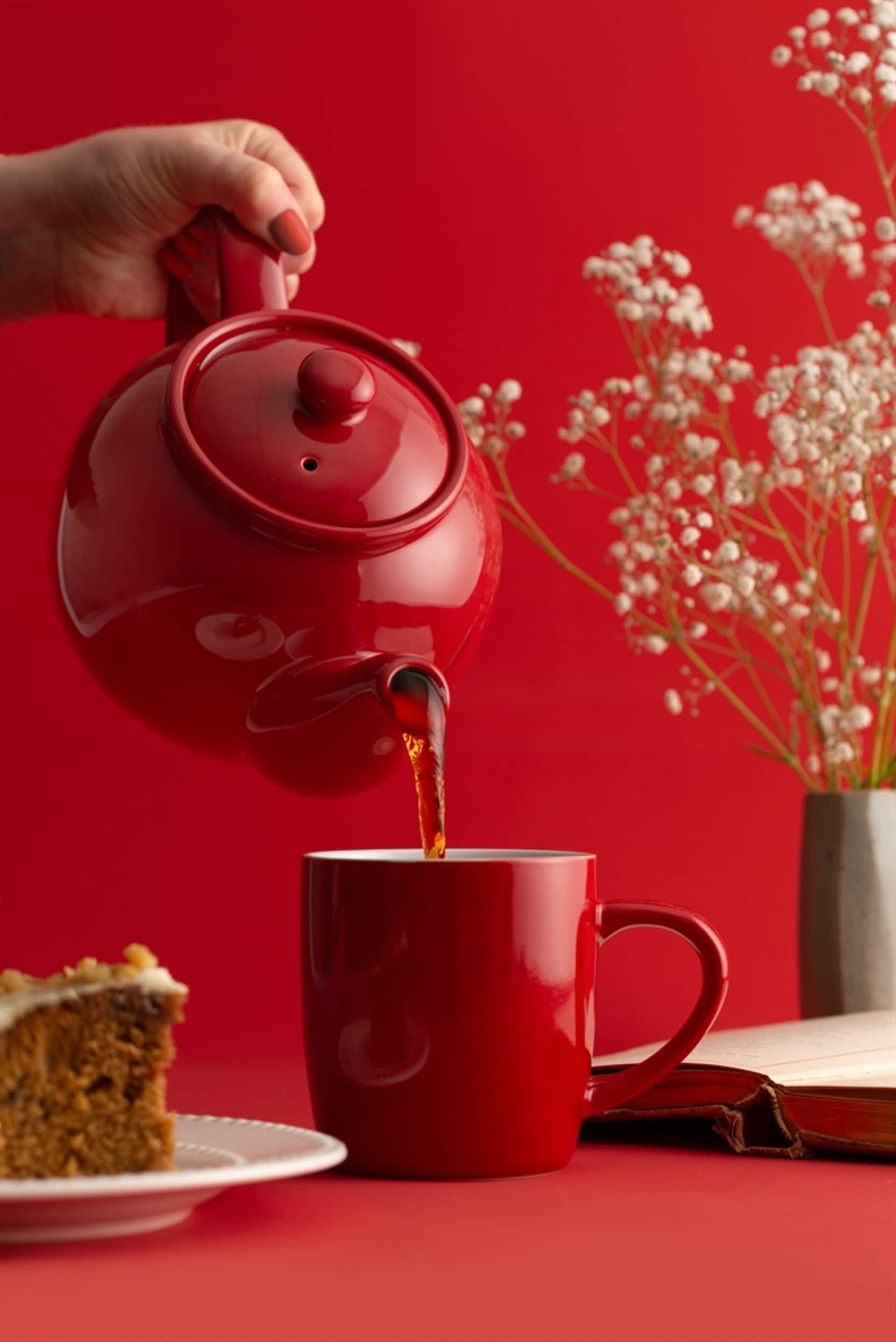 Price & Kensington Teapot 6 Cup Red