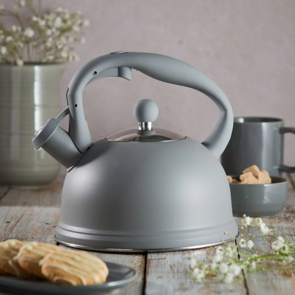 Typhoon Otto Whistling Kettle Grey