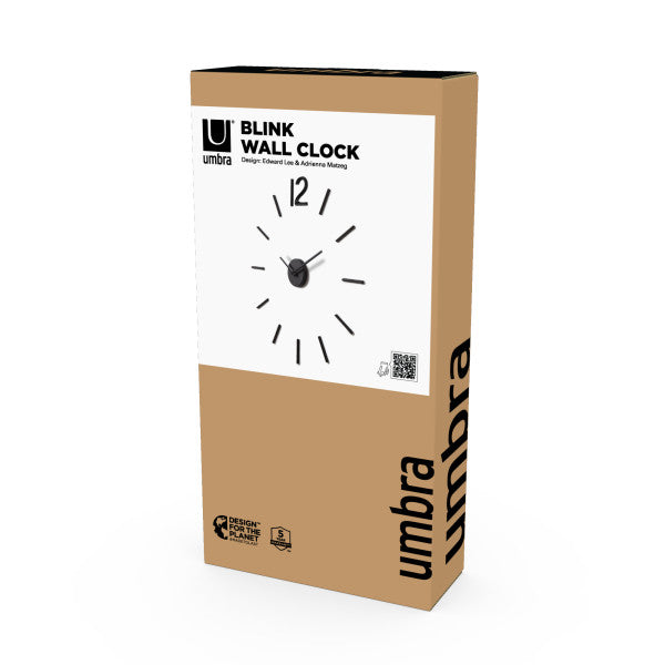 Umbra Blink Clock Black
