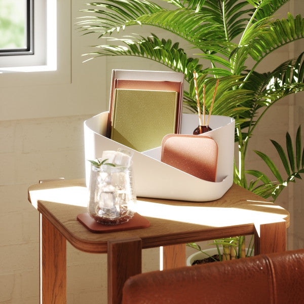 Umbra Glam Cosmetic Organizer White & Grey