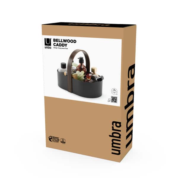 Umbra Bellwood Caddy Black & Walnut