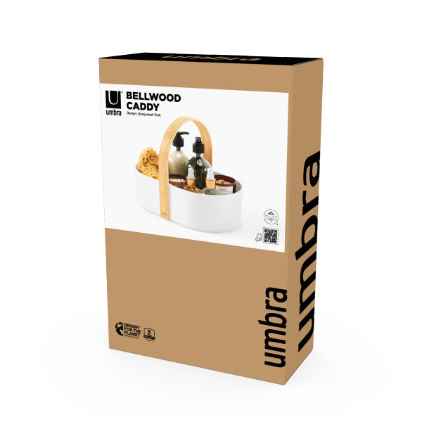 Umbra Bellwood Caddy White & Natural