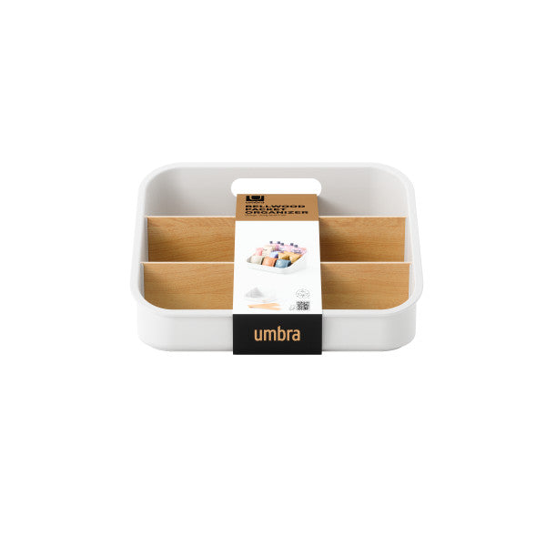 Umbra Bellwood Packet Organizer White & Natural