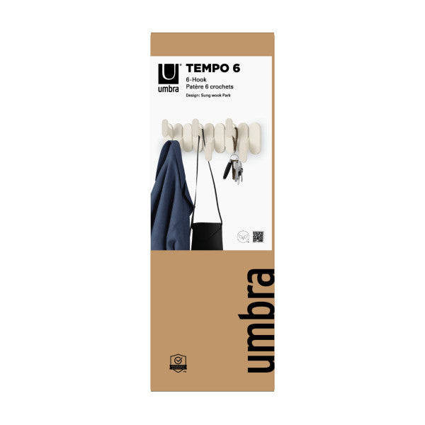 Umbra Tempo 6 Hook Sand