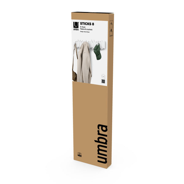 Umbra Sticks Multi Hook White 8 Hook
