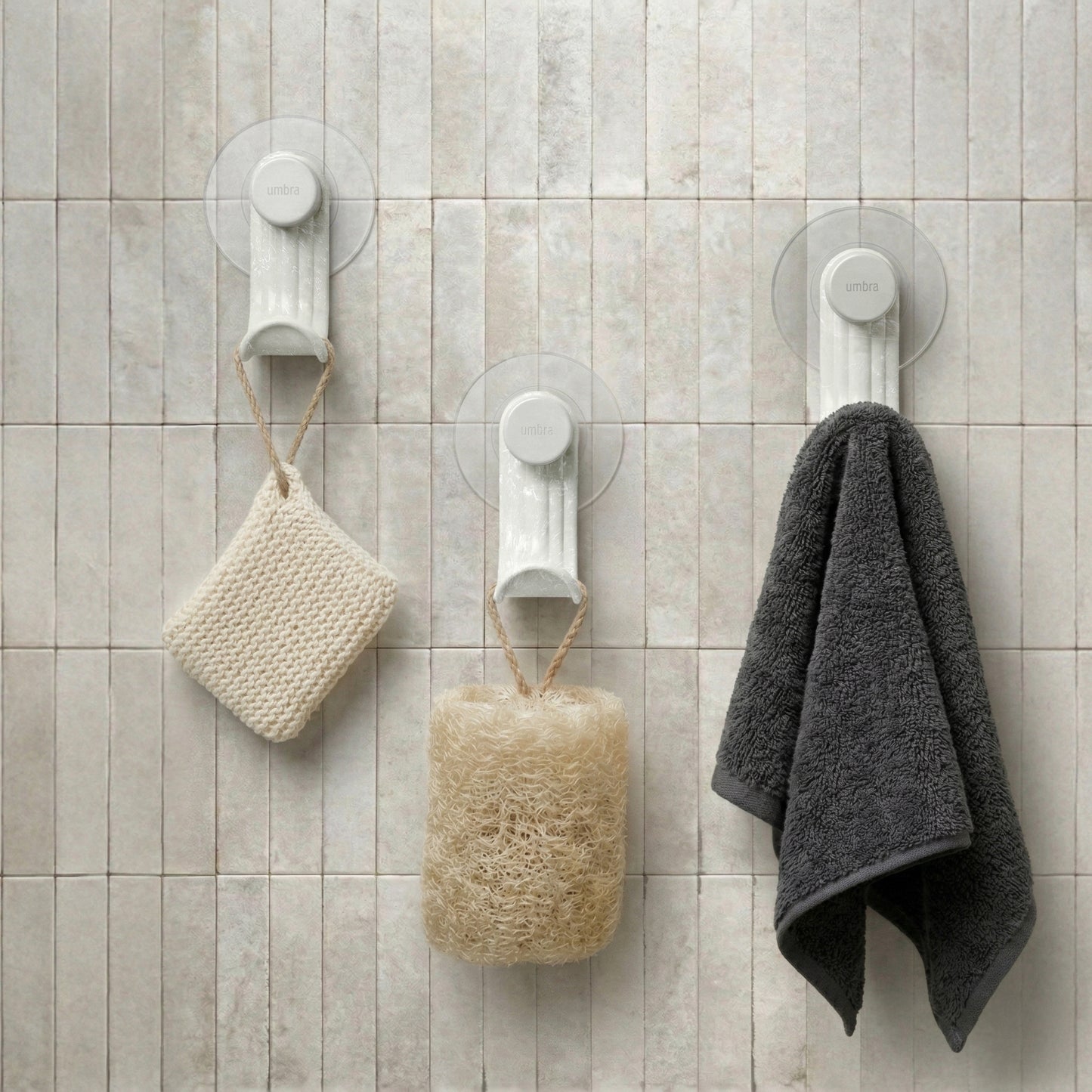 Umbra Nami Adhesive Hook Ocean Sand Set of 3